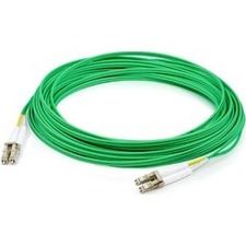 AddOn 10m LC (Male) to LC (Male) Green OM3 Duplex Fiber OFNR (Riser-Rated) Patch Cable