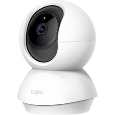 Tapo C200 Indoor HD Network Camera - Color - White - 30 ft (9.14 m) Night Vision - H.264 - 1920 x 1080 Fixed Lens - Google Assistant, Alexa Supported