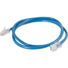 Quiktron 14ft Value Series Cat6 Non-Booted Patch Cord - Blue