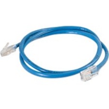 Quiktron Q-Series Patch Cords, Cat6, Non-Booted, Blue, 3 ft