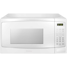 Danby 1.1 cuft White Microwave - 31.15 L Capacity - 10 Power Levels - 1 kW Microwave Power - 12.40" Turntable - 120 V AC - 15 A Fuse - Countertop