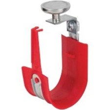 Platinum Tools 2" Top Mount Magnet HPH J-hook, Red, Box of 10