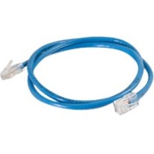 Quiktron Q-Series Patch Cords, Cat6, Non-Booted, Blue, 15 ft