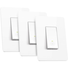 Kasa Smart Smart Wi-Fi Light Switch - Light Control - Alexa, Google Assistant Supported - 120 V AC - 600 W - White