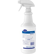 Diversey Virex Tb RTU Disinfectant Cleaner - Ready-To-Use - 32 fl oz (1 quart) - Lemon Scent - 12 / Carton - Deodorize, Fast Acting - White