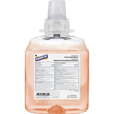 Genuine Joe Antibacterial Foam Soap Refill - Orange Blossom ScentFor - 42.3 fl oz (1250 mL) - Bacteria Remover - Hand, Skin - Antibacterial - Orange - 1 Each