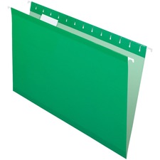 TOPS Legal Hanging Folder - 8 1/2" x 14" - Light Green - 25 / Box