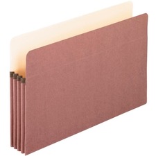 Pendaflex Legal Recycled File Pocket - 8 1/2" x 14" - 1200 Sheet Capacity - Manila - 100% Recycled - 3 / Pack