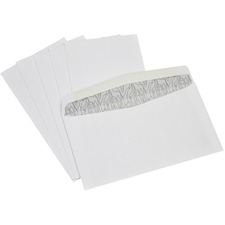 Supremex Security Envelope - Security - #8 - 6 1/2" Width x 3 5/8" Length - 24 lb - 1000 Box - White Wove