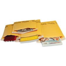 Sealed Air Jiffylite" Bubble Mailing Envelope - Bubble - #0 - 10" Width x 6" Length - Peel & Seal - Kraft Paper, Plastic - 25 / Pack