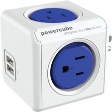 Allocacoc PowerCube Original Power Bar - 4 x AC Power, 2 x USB
