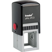 Trodat Printy Self-Inking Custom Stamp - Custom Design - 6 Line(s) - 1 Each