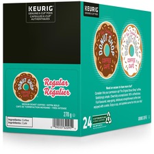 Donut Shop K-Cup Coffee - Compatible with Keurig Brewer - Regular - 24 / Box