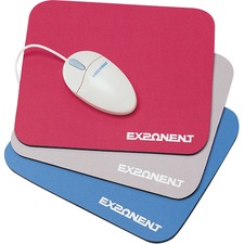 Exponent World Mouse Pad - Textured - Gray - Foam - 1 Pack