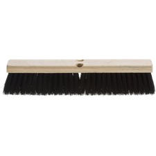 Atlas Graham 24" Synthetic Tampico Medium Sweep Push Broom - Synthetic Fiber, Tampico Bristle - 24" (609.60 mm) Brush Face