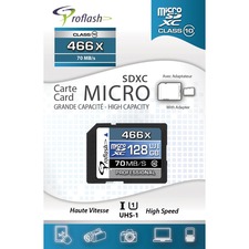 Proflash 128 GB Class 10 microSDXC - 1 Pack - 5 Year Warranty