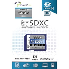 Proflash 256 GB Class 10 SDXC - 1 Pack - 5 Year Warranty