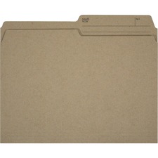 1/2 Tab Cut Letter Kraft Top Tab File Folder