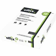 Offix OffixÂ® 100 Recycled Paper - Letter - 8 1/2" x 11" - 20 lb Basis Weight - Smooth - 500 / Pack