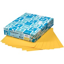 Domtar EarthChoice® Multipurpose Coloured Paper - Letter - 8 1/2" x 11" - 24 lb Basis Weight - 500 / Pack - Goldenrod