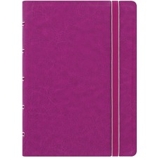 Filofax Refillable Notebook - 56 Sheets - Twin Wirebound - Ruled - Cream Paper - Refillable, Elastic Closure, Storage Pocket, Page Marker, Indexed - Recycled - 1 Each