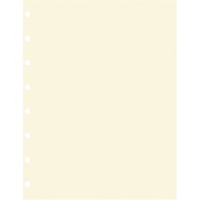 Filofax Refills - Plain - 9 1/4" x 7 1/4" - Cream Paper - 32 / Pack