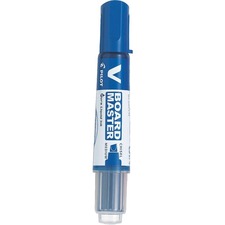 BeGreen V Board Master Dry Erase Whiteboard Marker - Chisel Marker Point Style - Refillable - Blue - 1 Each