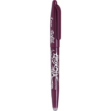 Pilot FriXion Ball Erasable Gel Rollerball Pen - 0.7 mm Pen Point Size - Refillable - Wine Red Thermosensitive Gel Ink Ink - Rubber Tip - 1 Each