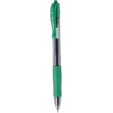 Pilot G2 Retractable Roller Pen - 0.7 mm Pen Point Size - Refillable - Retractable - Green Gel-based Ink - 1 Each