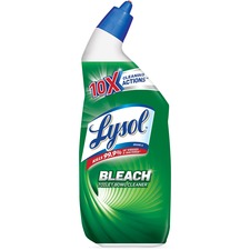 Lysol Toilet Bowl Cleaner with Bleach - 24 fl oz (0.8 quart) - Bleach Scent - 1 Each - Disinfectant, Deodorize