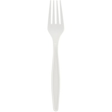 Eco Guardian Cutlery - 20/Pack - Fork - 20 x Fork - Corn Starch, Potato flour - White