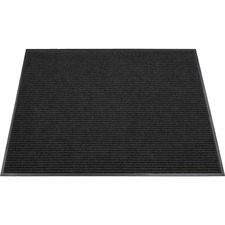 Floortex Indoor Entrance Mat - Building, Commercial - Polyvinyl Chloride (PVC) - Charcoal