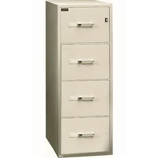 Gardex Classic GF-400 File Cabinet - 19.8" x 31" x 54" - 4 x Drawer(s) - 9.53" (242 mm) Drawer Height 15" (381 mm) Drawer Width 25.98" (660 mm) Drawer Depth - Legal - Vertical - Fire Resistant, Ball-bearing Suspension, Durable, Scratch Resistant, Lockable - Putty - Textured