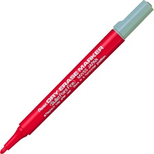 Pentel Dry Erase Whiteboard Marker - Fine Marker Point - Red - 1 Each