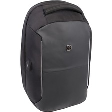 SwissGear Anti-Theft Carrying Case (Backpack) for 15.6" Notebook, Bottle - Black - Polyester Body - Shoulder Strap - 5.91" (150 mm) Height x 18.11" (460 mm) Width x 11.81" (300 mm) Depth - 1 Each