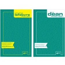Dean & Fils Payroll Book - 1 Each