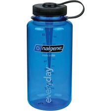 Thermor Wide Mouth Nalgene Water Bottle - 946.35 mL - Blue, Black - Tritan