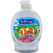 Softsoap Aquarium Hand Soap - Fresh Scent - 7.5 fl oz (221.8 mL) - Flip Top Bottle Dispenser - Dirt Remover, Bacteria Remover - Hand - Clear - Rich Lather, Paraben-free, Phthalate-free, pH Balanced - 1 Each
