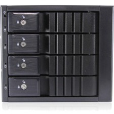iStarUSA BPN-SEA340HD-BLACK Drive Enclosure for 5.25" - Serial ATA/600, 12Gb/s SAS Host Interface Internal - Black
