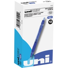 uni® Jetstream Elements Ballpoint Pen - Medium Pen Point - 1 mm Pen Point Size - Blue Gel-based Ink - 1 Dozen