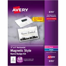 AVE8781 - Avery® Magnetic Style Name Badges