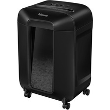 Fellowes LX85 Cross-cut Shredder - Non-continuous Shredder - Cross Cut - 12 Per Pass - for shredding Staples, Paper, Paper Clip, Credit Card - 0.2" x 1.6" Shred Size - P-4 - 6 Minute Run Time - 30 Minute Cool Down Time - 18.93 L Wastebin Capacity - Black