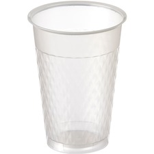 POLAR PAK XLN - 12 oz Diamond Tumbler - 3.23" (82.04 mm) Diameter - Natural - Polystyrene Body - 50 / Pack