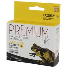Premium Ink Inkjet Ink Cartridge - Alternative for Brother LC203YS - Yellow - 1 Pack - 550 Pages