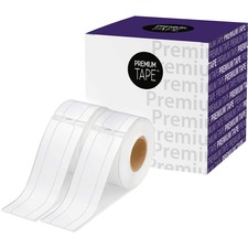 Premium Tape File Folder Labels - Alternative for Dymo 30327 - 9/16" x 3-7/16" (14 mm x 87 mm) - Black on White - 130 Labels / Roll - 2 Rolls / Pack - 1 Pack