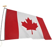National Flag - Canada - 54" (1371.60 mm) x 27" (685.80 mm) - 200 Denier Nylon