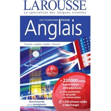 Larousse Dictionnaire Larousse poche Anglais Printed Book - 2020 June 19 - Book - English, French