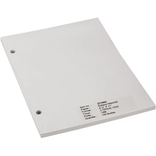 eSc 2-Hole Punched Laser Laser Paper - White - Letter - 8 1/2" x 11" - 100 / Pack