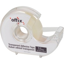 Offix Multipurpose Adhesive Tape - 36.1 yd (33 m) Length x 0.75" (19 mm) Width - 1 Each - Transparent