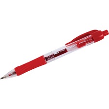 Offix Retractable Rolling Ball Pen - 0.7 mm Pen Point Size - Retractable - Red Gel-based Ink - 1 Each
